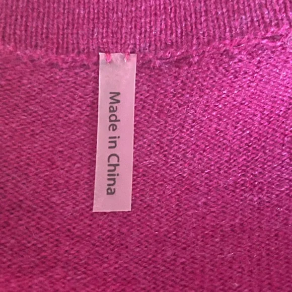 New! Kinross Cashmere Women's Purple /grey
Sweater size XL - Picture 9 of 13